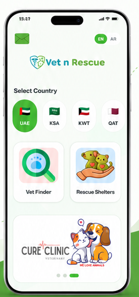 Vet n Rescue mobile app preview